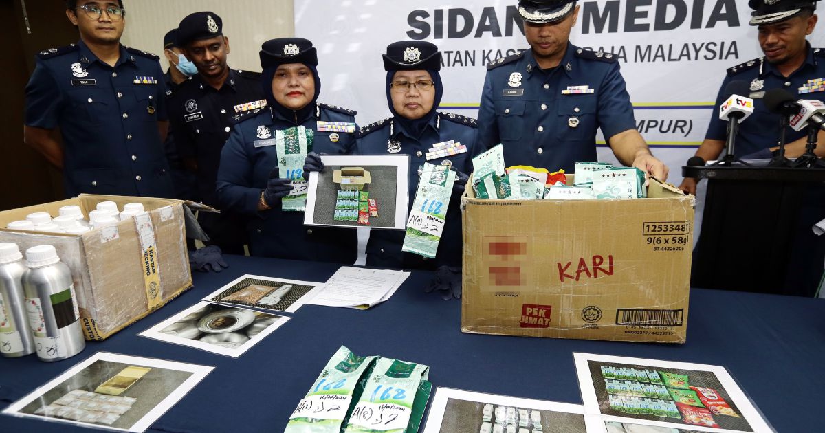 Customs Seizes 30kg Of Drugs Worth RM3 2 Million At KLIA New Straits