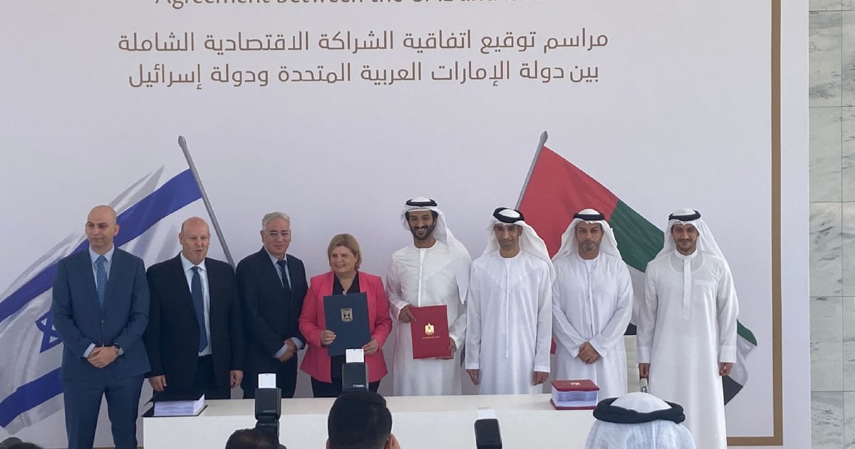 Israel UAE Sign Free Trade Deal New Straits Times