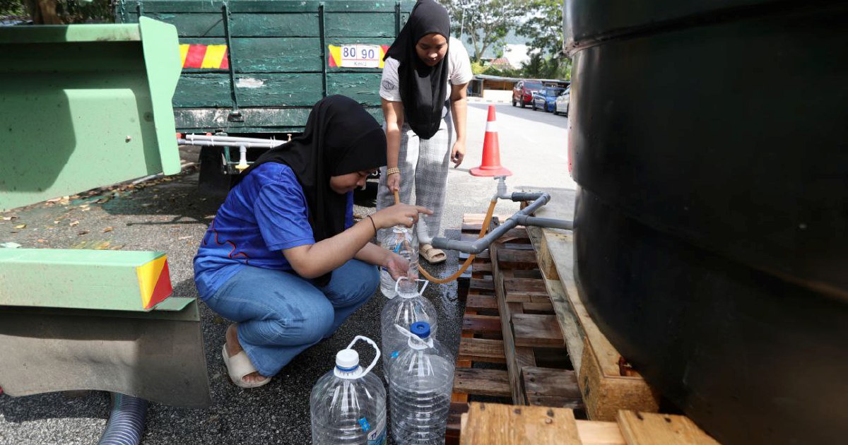 Penang Water Supply Disruption Another Leak Detected At Sungai Prai