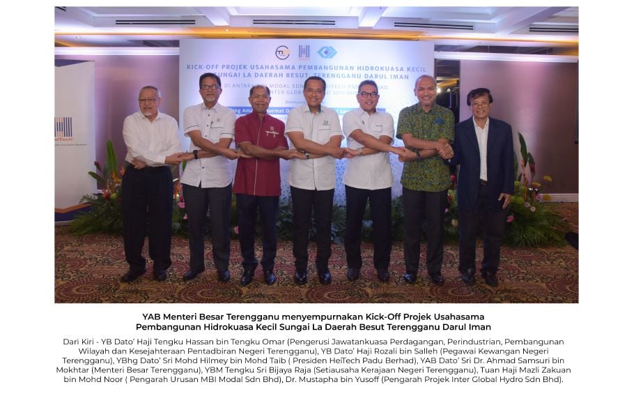 State Owned MBI Modal HeiTech Padu And Inter Global Hydro To Jointly