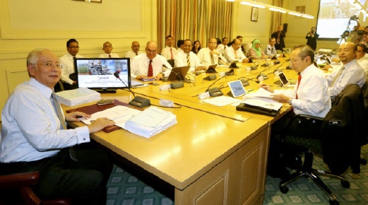 Prime Minister Datuk Seri Najib Razak chairs the 14th Northern Corridor Implementation Authority (NCIA) meeting in Putrajaya