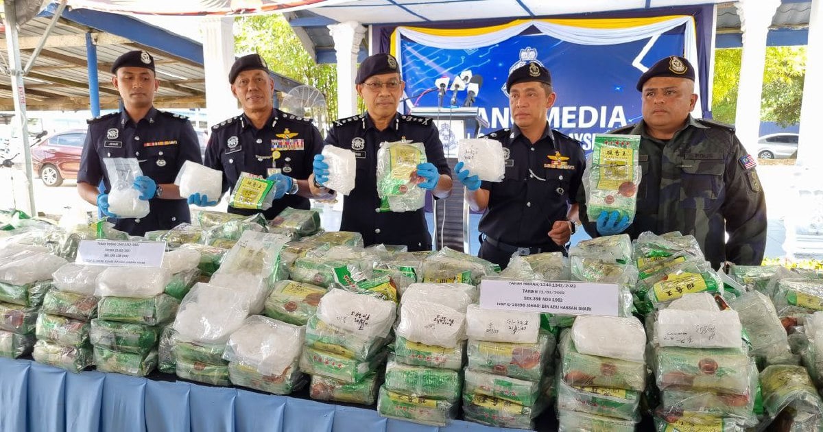 Kelantan Police Seize 499kg Syabu Worth Nearly RM18mil In Tanah Merah