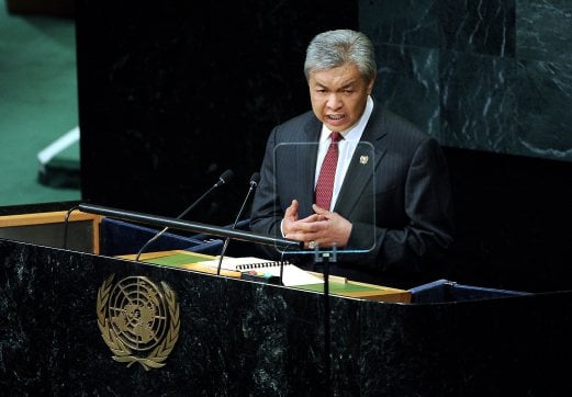 Image result for zahid at the u.n.