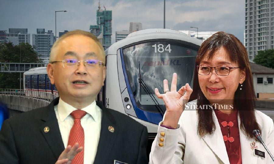 Datuk Seri Dr Wee Ka Siong (left) and Teresa Kok. - NSTP file pic