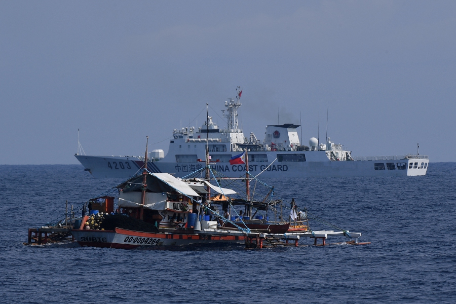 A Philippine ship and a Chinese vessel collided near the Spratly Islands in the disputed South China Sea on Monday, Beijing’s Coast Guard said. - AFP file pic