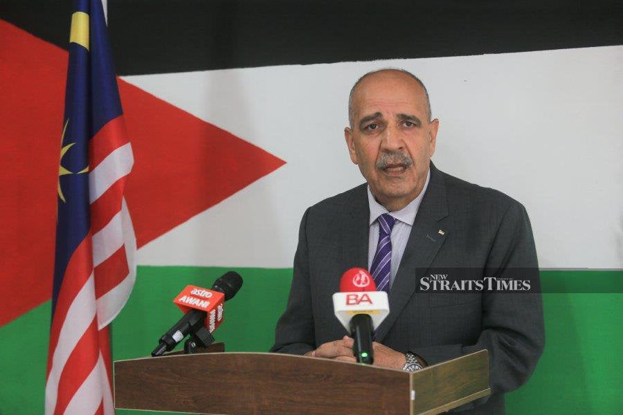 Palestinian ambassador to Malaysia Walid Abu Ali said the Palestinian community here have placed their full trust in the ability of Malaysian security agencies to protect them. STR/GENES GULITAH