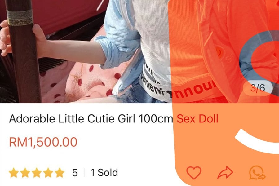 NSTviral Alarm after child like sex dolls found on popular online