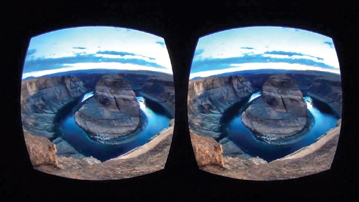 You will know the video is in VR mode if it is showing in two frames.