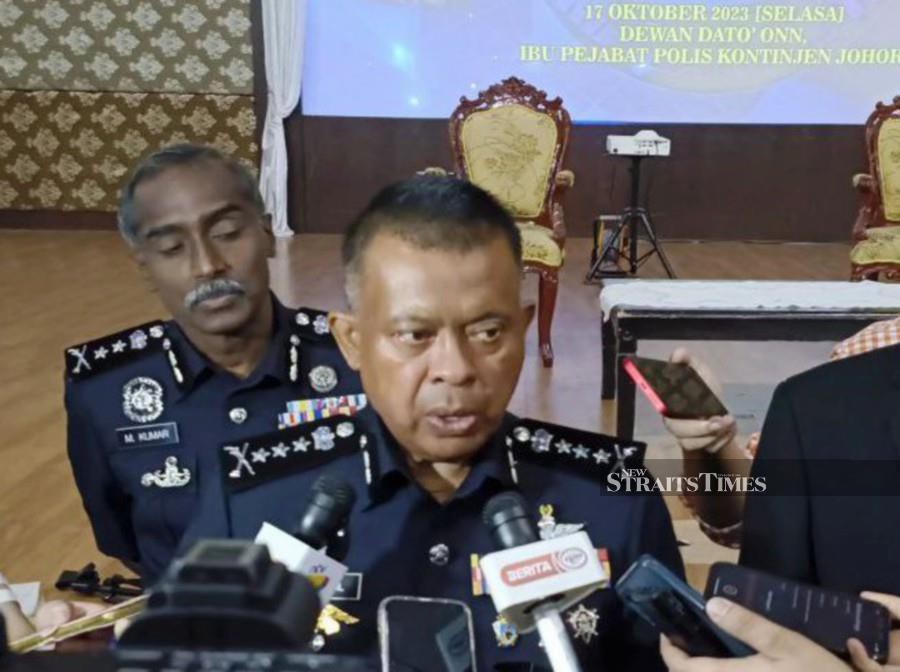 Johor police chief Datuk Kamarul Zaman Mamat said students being forced to join secret societies are believed to be recruited to engage in criminal activities, including drug trafficking. NSTP FILE PIC