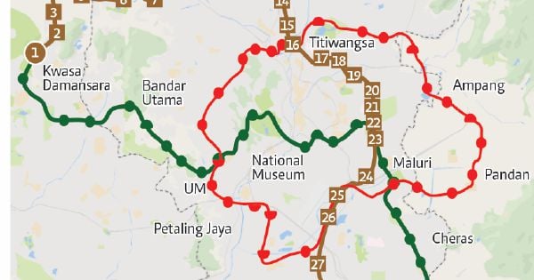 Mrt 3 route malaysia