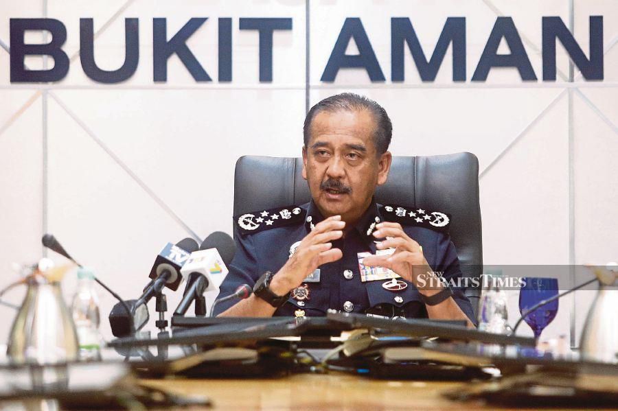 Inspector-General of Police Tan Sri Razarudin Husain says only the prime minister would have complete details of the threats and he may choose not to disclose them to avoid offending countries that shared sensitive information and, in turn, creating public disorder. PIC BY AIZUDDIN SAAD