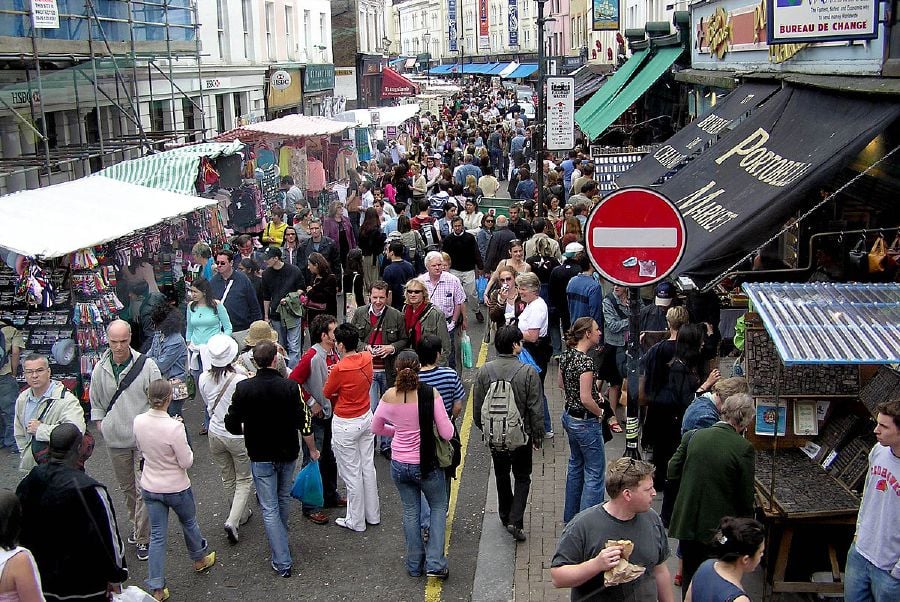  Portobello Road market, one of London’s best-loved landmarks. When in a foreign country, behave appropriately. 
