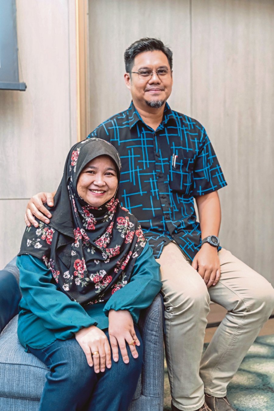 Rizal Al-Amin Aminuddin and Norzey Md Nata are proof that a strong relationship can overcome all odds.