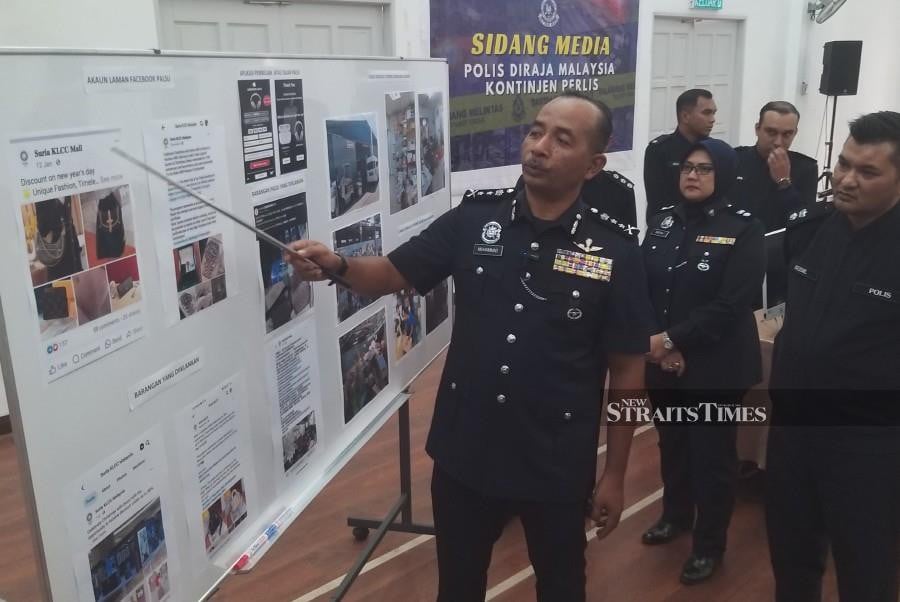 Perlis police chief Datuk Muhammad Abdul Halim said the scam was uncovered after a man in his 40s from Kangar lodged a report on Jan 23. NSTP/AIZAT SHARIF