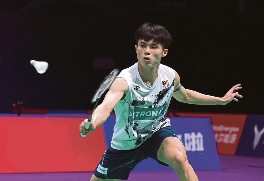 World No. 143 Justin faced off against tournament fifth seed Chi Yu Jen and blew the home favourite away 21-17, 21-7 in 33 minutes. FILE PIC