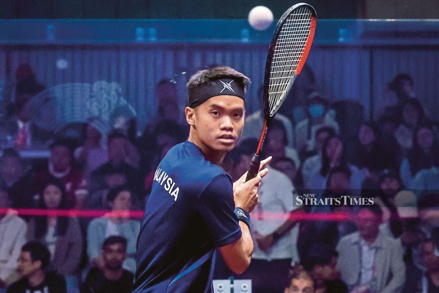 National No. 1 Ng Eain Yow was blown away in the first round of the Windy City Open in Chicago on Wednesday. - NSTP/ASYRAF HAMZAH