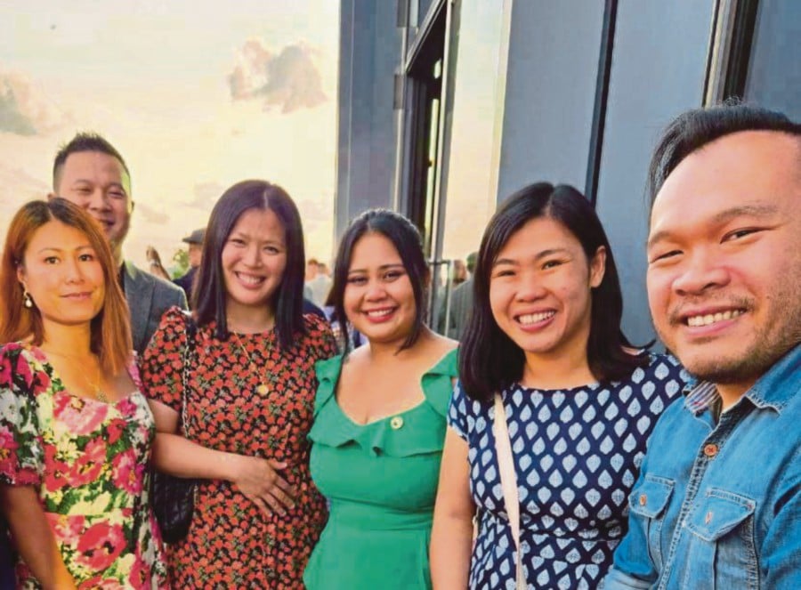 Dr Syabira Yusoff (third from right) with her Malaysian supporters, (from left) chef Ping Coombes, Med Pang of Medsalleh Kopitiam, Mandy Yin of Sambal Shiok, Ae Mi of Madam Chang Kaya and chef Woei John Lee. They all play a role in promoting Malaysian food in the United Kingdom.
