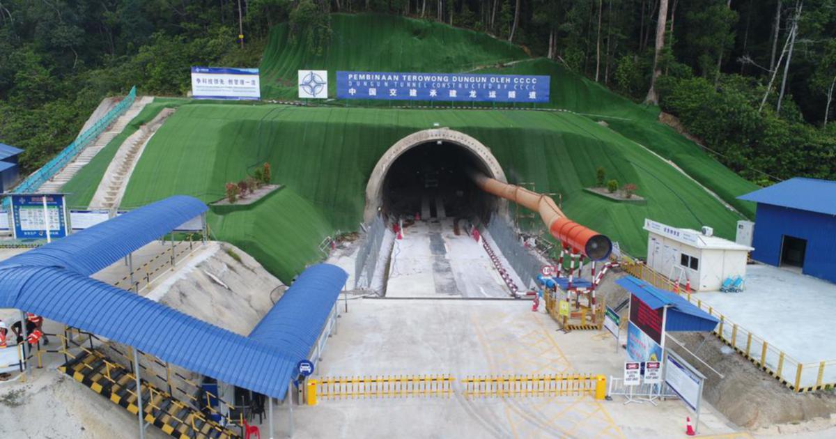 Ecrl Completes 871m Tunnel Breakthrough In Dungun Terengganu