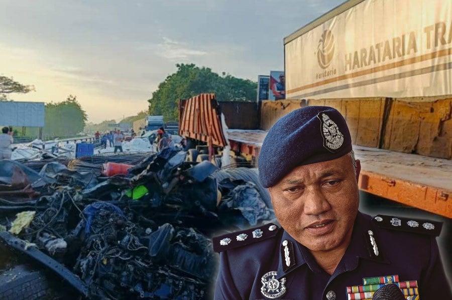 Ipoh police chief Assistant Commissioner Yahaya Hassan confirmed the details concerning the Hino trailer, which was driven by a local man. NSTP FILE PIC