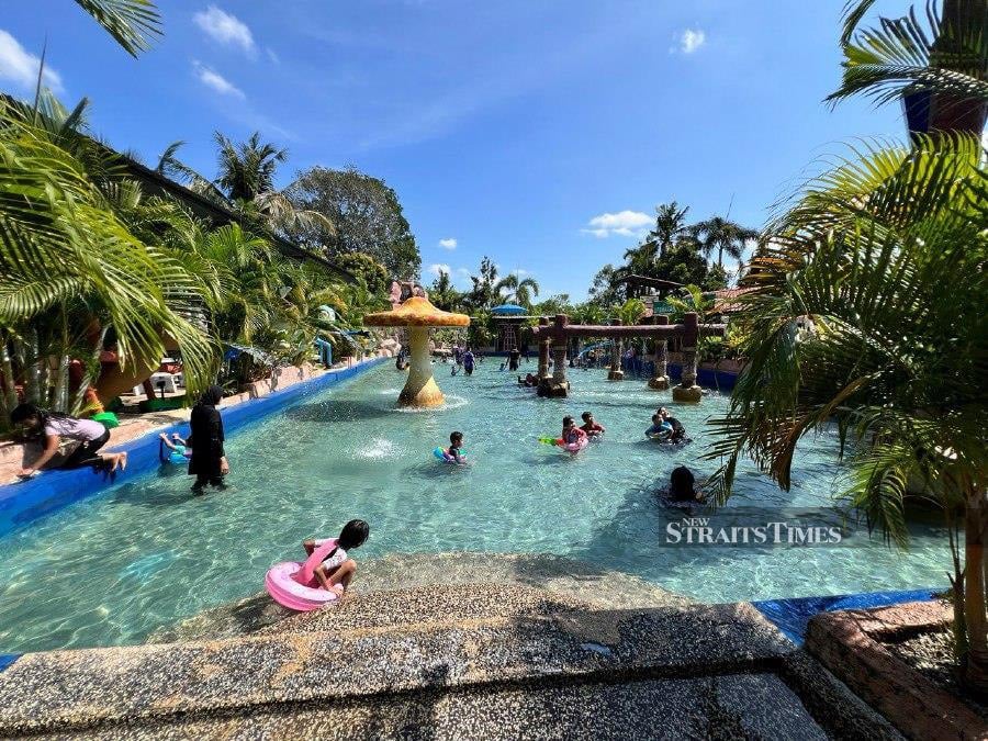 The water park was built on a 20,000 square metre site with a modest set up to cater up to 250 patrons at a time. NSTP/ADIE ZULKIFLI