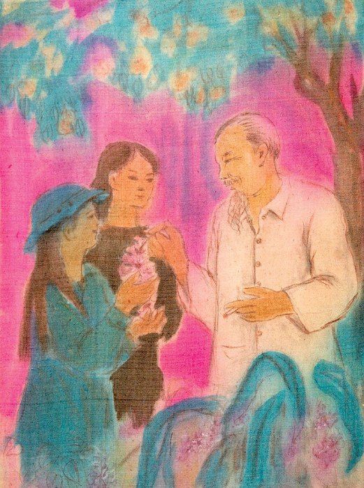 Being With Uncle Ho Chi Minh - artist unknown