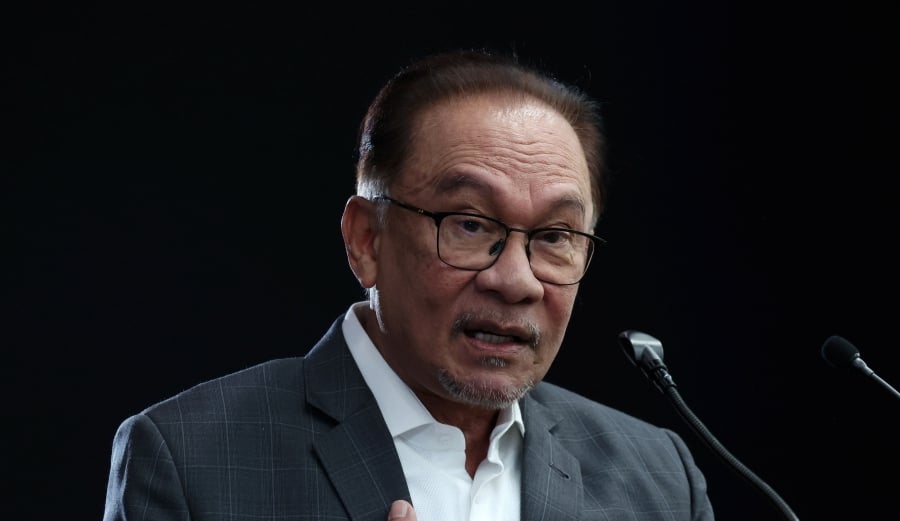 Prime Minister Datuk Seri Anwar Ibrahim. BERNAMA PIX