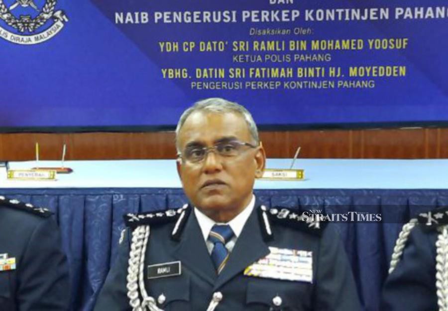 Pahang police chief Datuk Seri Ramli Mohamed Yoosuf said, at this time, further investigations are still being carried out by investigating officers including obtaining medical reports. -NSTP file pic