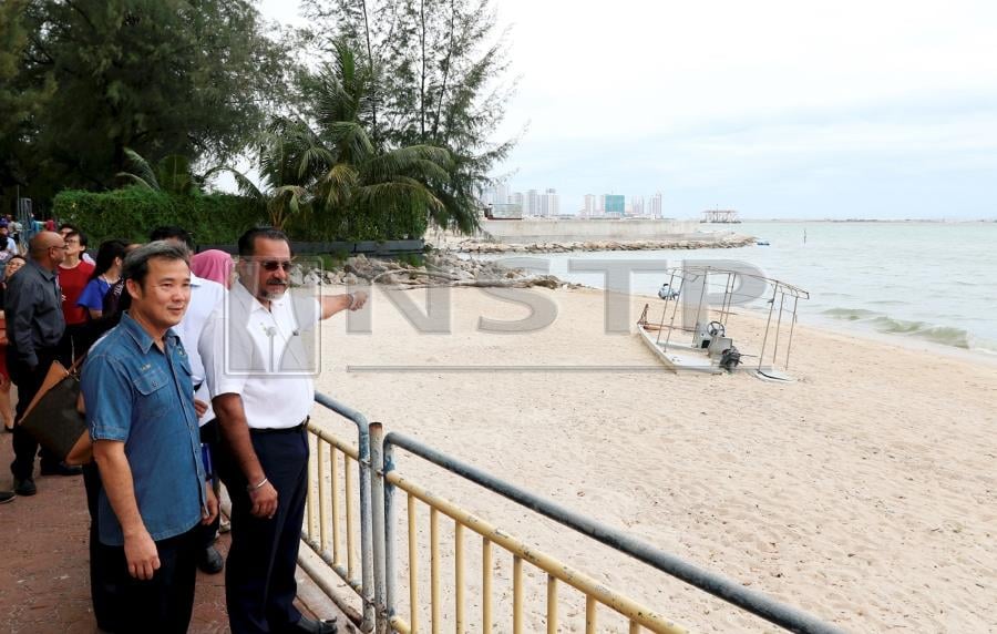 Penang government is planning for a bicycle and pedestrian lane to connect Gurney Wharf to Batu Ferringhi beach. NSTP/MIKAIL ONG