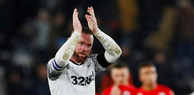 Wayne Rooney makes winning debut for Derby in England's 2nd tier