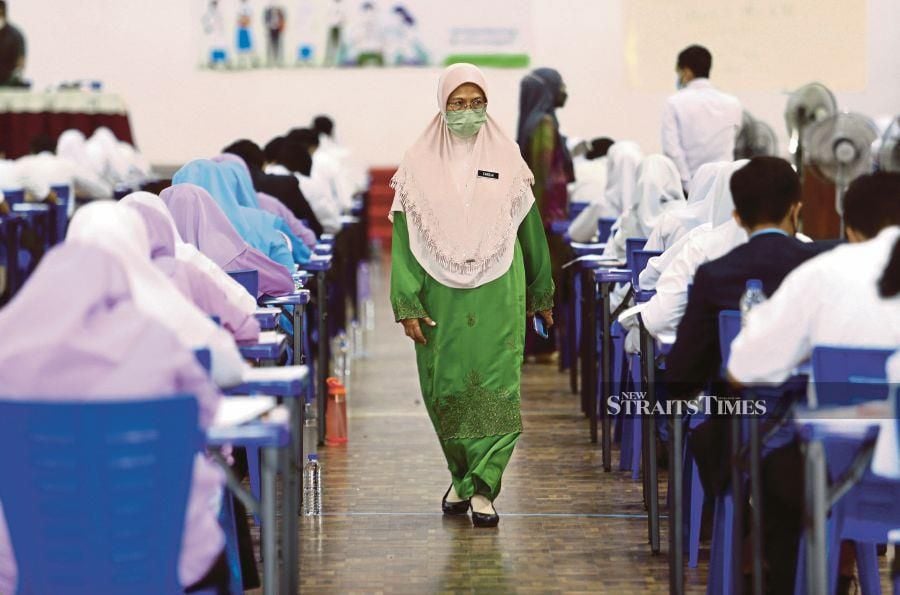 A total of 395,870 candidates have registered to sit for the Sijil Pelajaran Malaysia (SPM) 2023 examination at 3,340 examination centres nationwide. NSTP FILE PIC