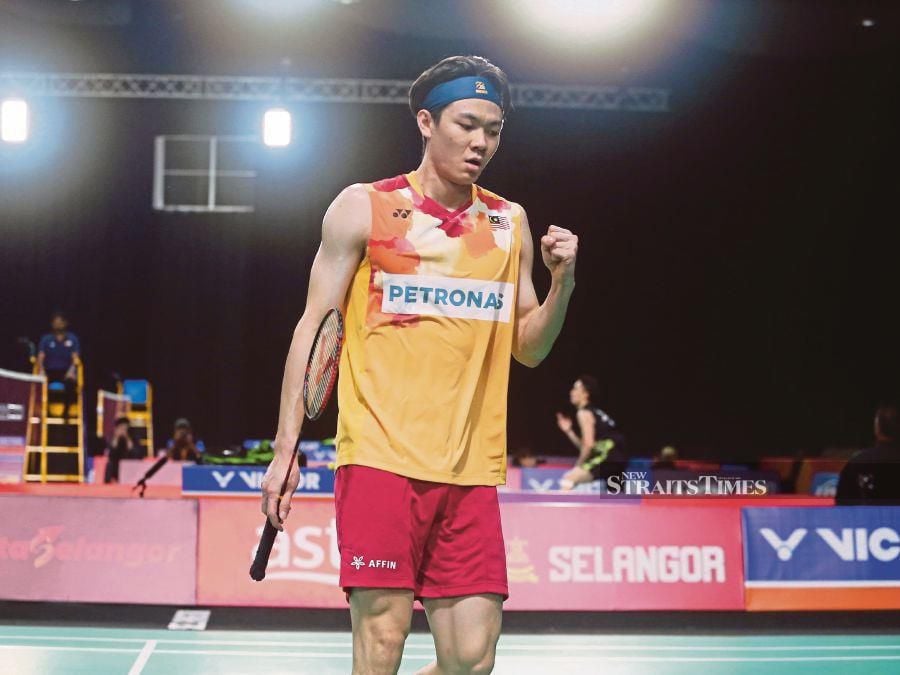 Lee Zii Jia gave his fans the best Hari Raya gift when he checked into the second round of the Asian Championships (BAC) on Wednesday. NSTP/SAIFULLIZAN TAMADI