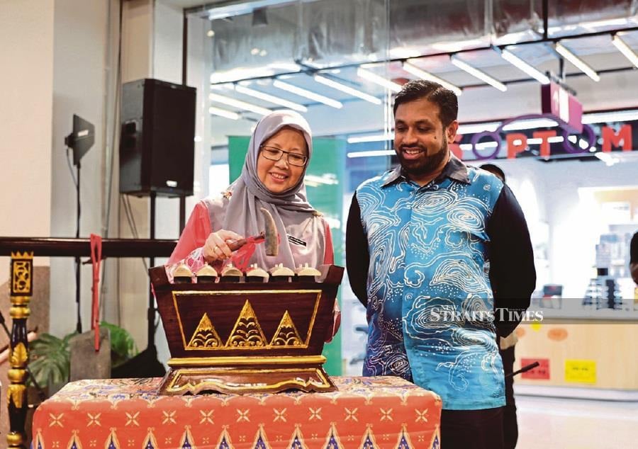 Minister in the Prime Minister’s Department (Federal Territories) Dr Zaliha Mustafa at the launch of the Creative KL Grants Programme 2024 with Think City managing director Hamdan Abdul Majeed.