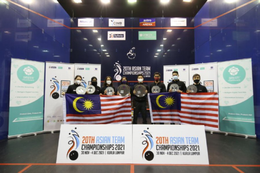 Malaysian squash achieve sweet double at Asian Team Championships | New ...