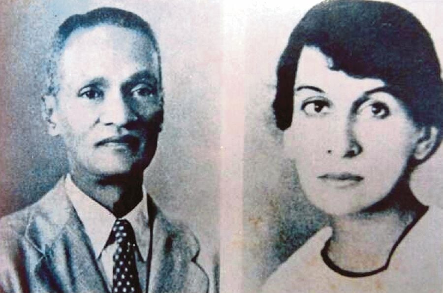 Dr Abdon Clement Kathigasu and his wife, Sybil.