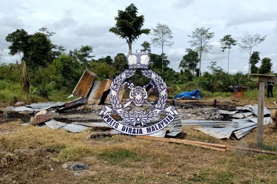 During the incident last Saturday, the couple argued during a ‘tapai’ drinking session at their home. PIC COURTESY OF POLICE