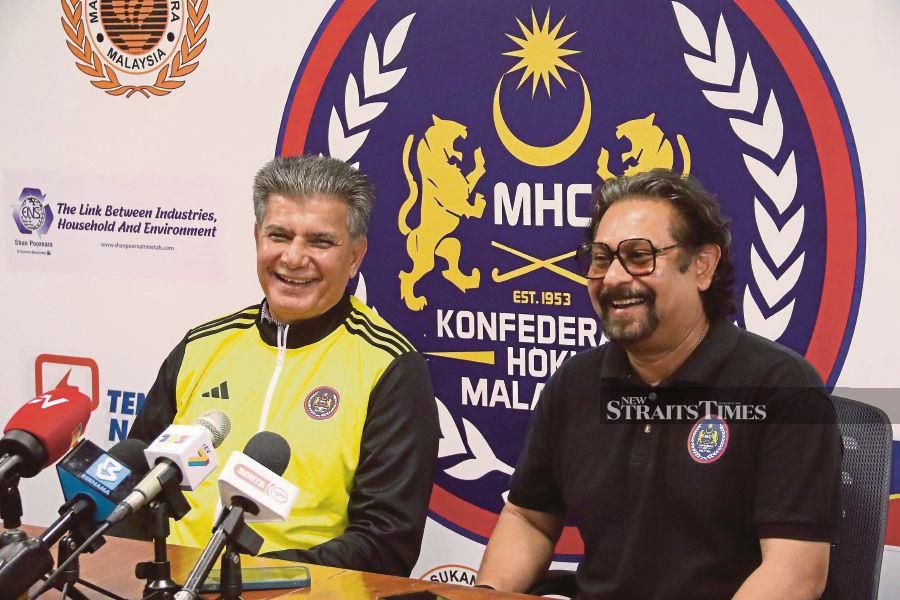 Who are the three coaches that will assist newly appointed national men's hockey team head coach Sarjit Singh? NSTP/AIMAN DANIAL