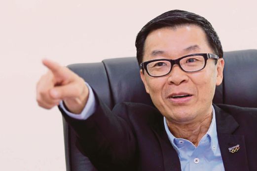 Panasonic Malaysia managing director Cheng Chee Chung says he focuses on long-term plans and not on achieving short-term gains, Pic by Aizuddin Saad