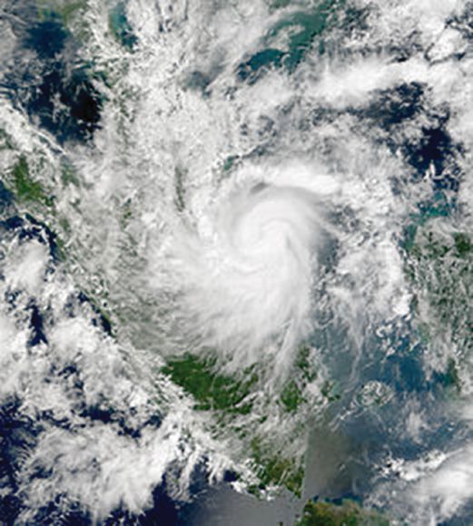 Typhoon Vamei made landfall in Johor in December 2001.