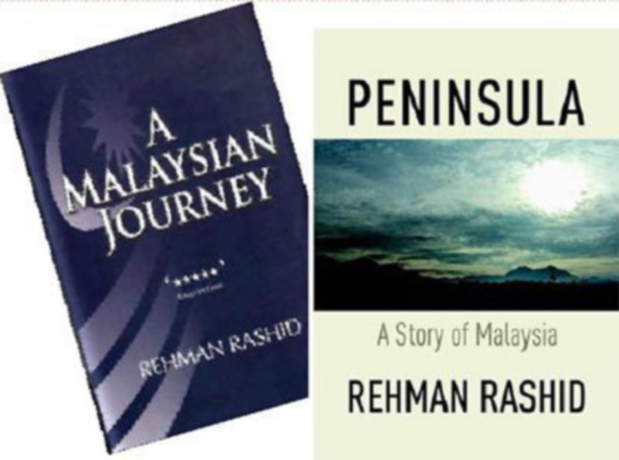  Two books written by Rehman Rashid
