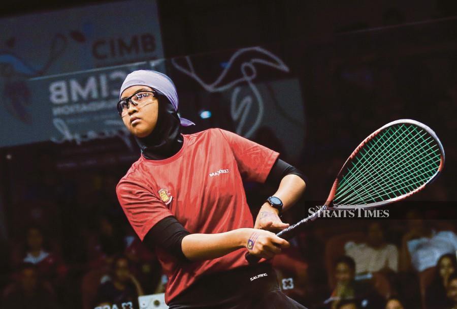 For the third time in a row, national No 4 Aifa Azman has gotten the better of rival Chan Yiwen. -NSTP file pic