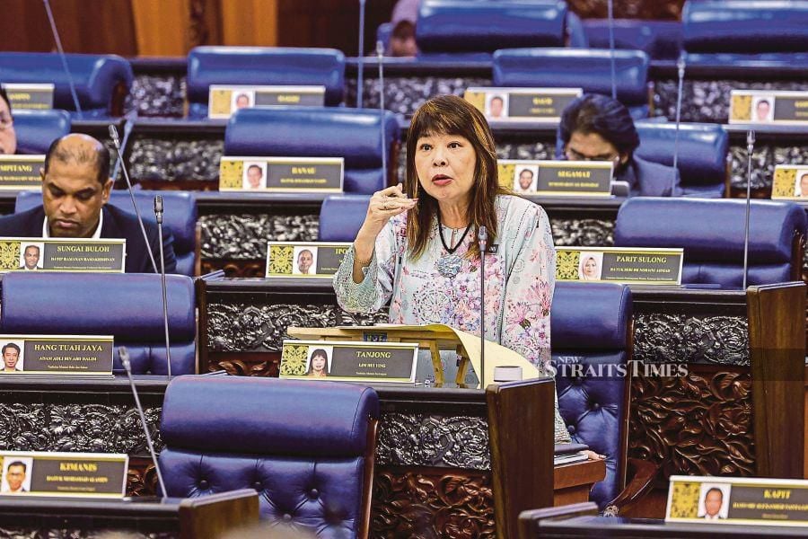 Deputy Finance Minister Lim Hui Ying says the Unclaimed Moneys (Amendment) Bill 2024 is aligned with the current need to safeguard the interests of the public, especially owners of unclaimed money. - NSTP pic