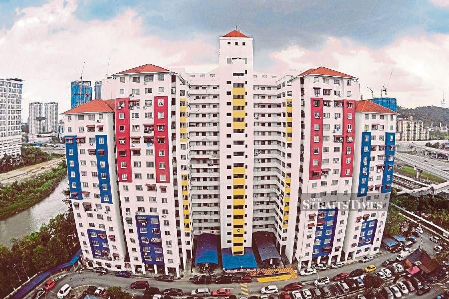  A block of People’s Housing Project flats in Kuala Lumpur. A sustainable prosperity agenda will need massive investment from the government. FILE PIC