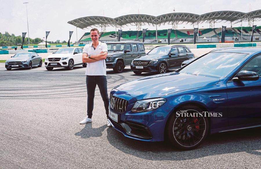 (File pix) Mercedes-Benz Malaysia vice president sales & marketing Mark Raine during launch of the Mercedes AMG GT 63 S, C 63 S and C 63 S Coupe at Sepang International Circuit. NSTP/ROSELA ISMAIL