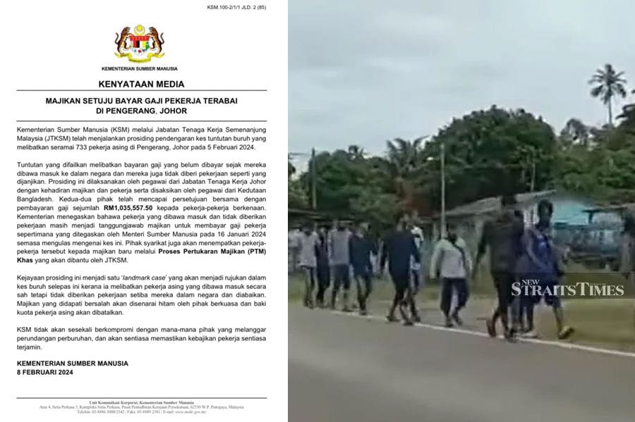 Bangladeshi workers victimised in job scam in Pengerang to receive RM1 ...