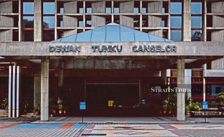 Dewan Tuanku Canselor Univeristi Malaya. -NSTP file pic
