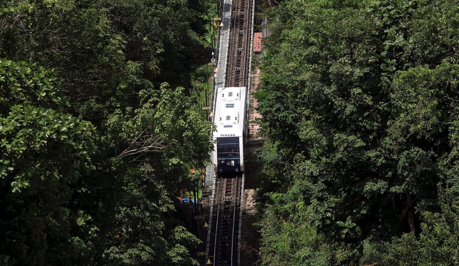 Penang Hill funicular train to undergo maintenance work ...