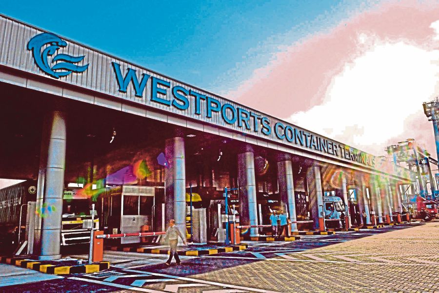 Westports Holdings Bhd, Malaysia's premier marine port, is well positioned to seize upon the expected uptick in trade activities. STR/FAIZ ANUAR