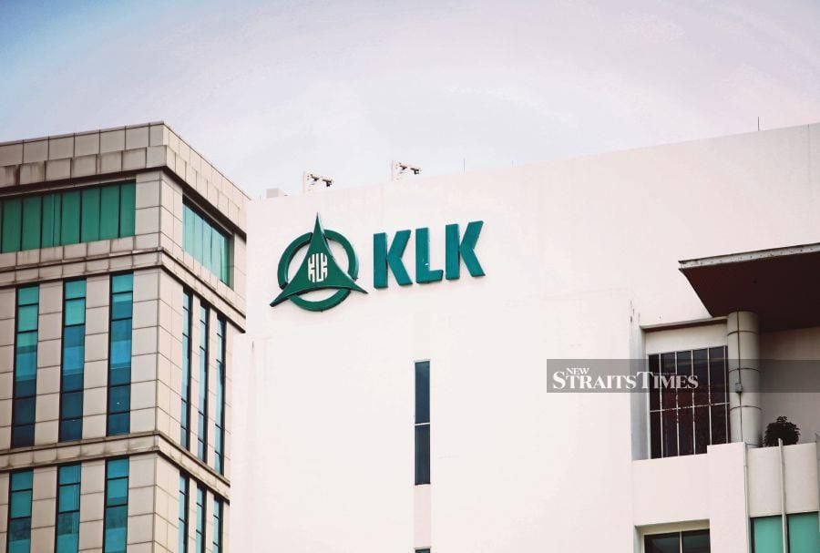 KLK logo is seen at the building of KLK. STU/ AHMAD UKASYAH
