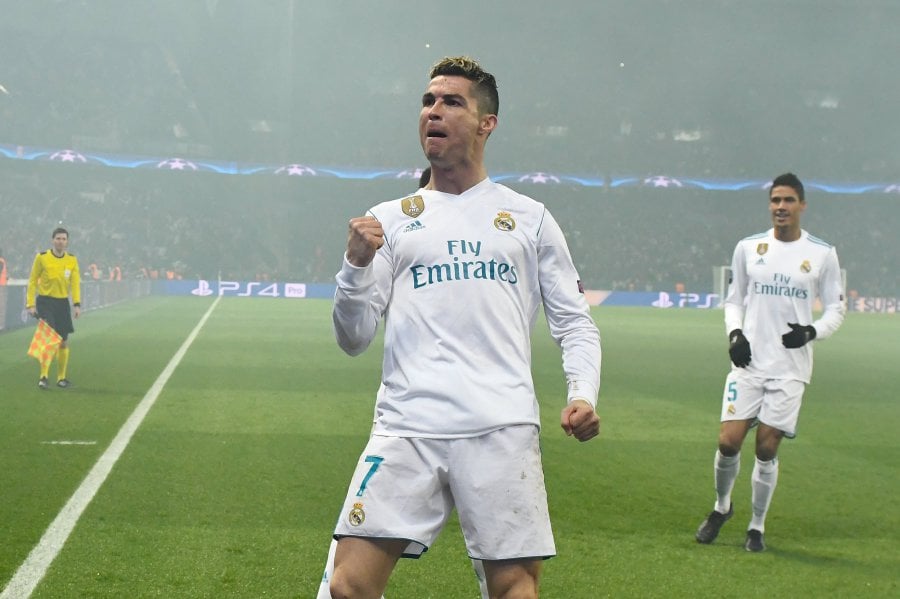 Ronaldo inspires Real to PSG win and last eight spot New Straits