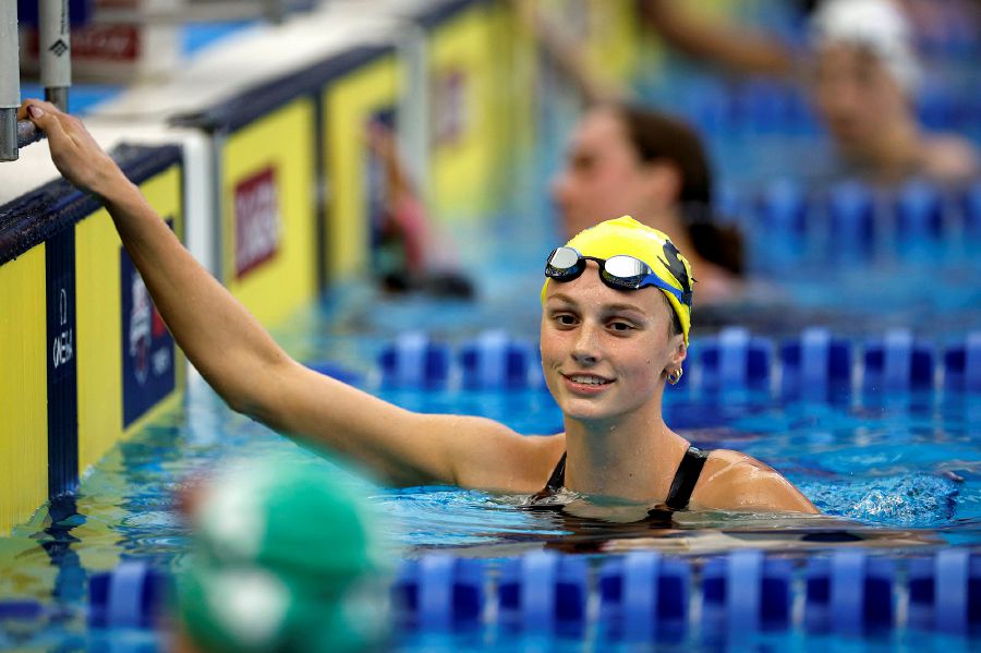 McIntosh clocked eight minutes 11.39 seconds at a sectionals meeting in Orlando, Florida on Thursday, nearly six seconds faster than Ledecky. FILE PIC